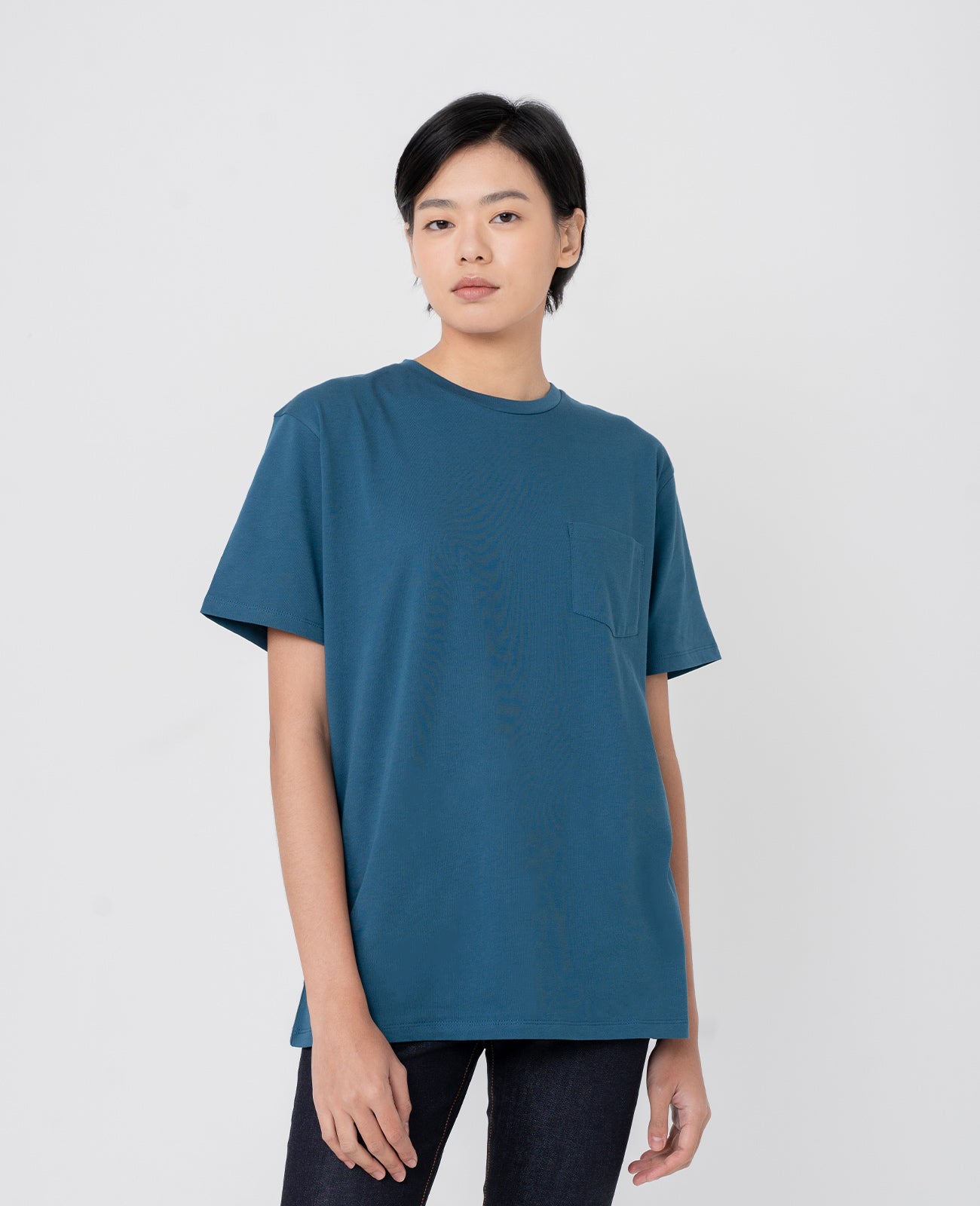 Supima Crew Neck Pocket Tee