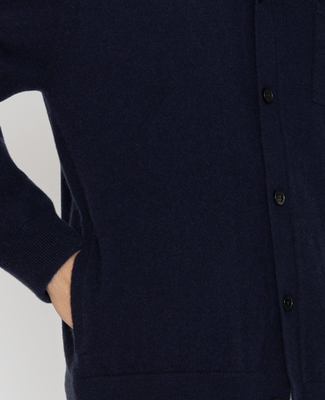 Cashmere Collar Cardigan