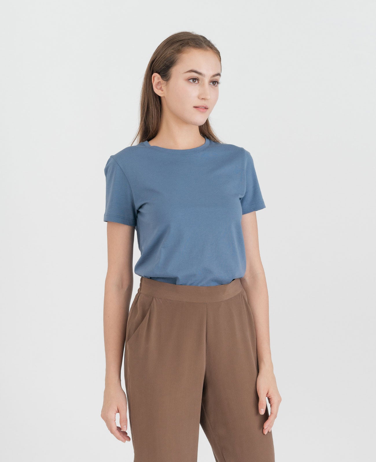 Organic Pima Crew Neck Tee