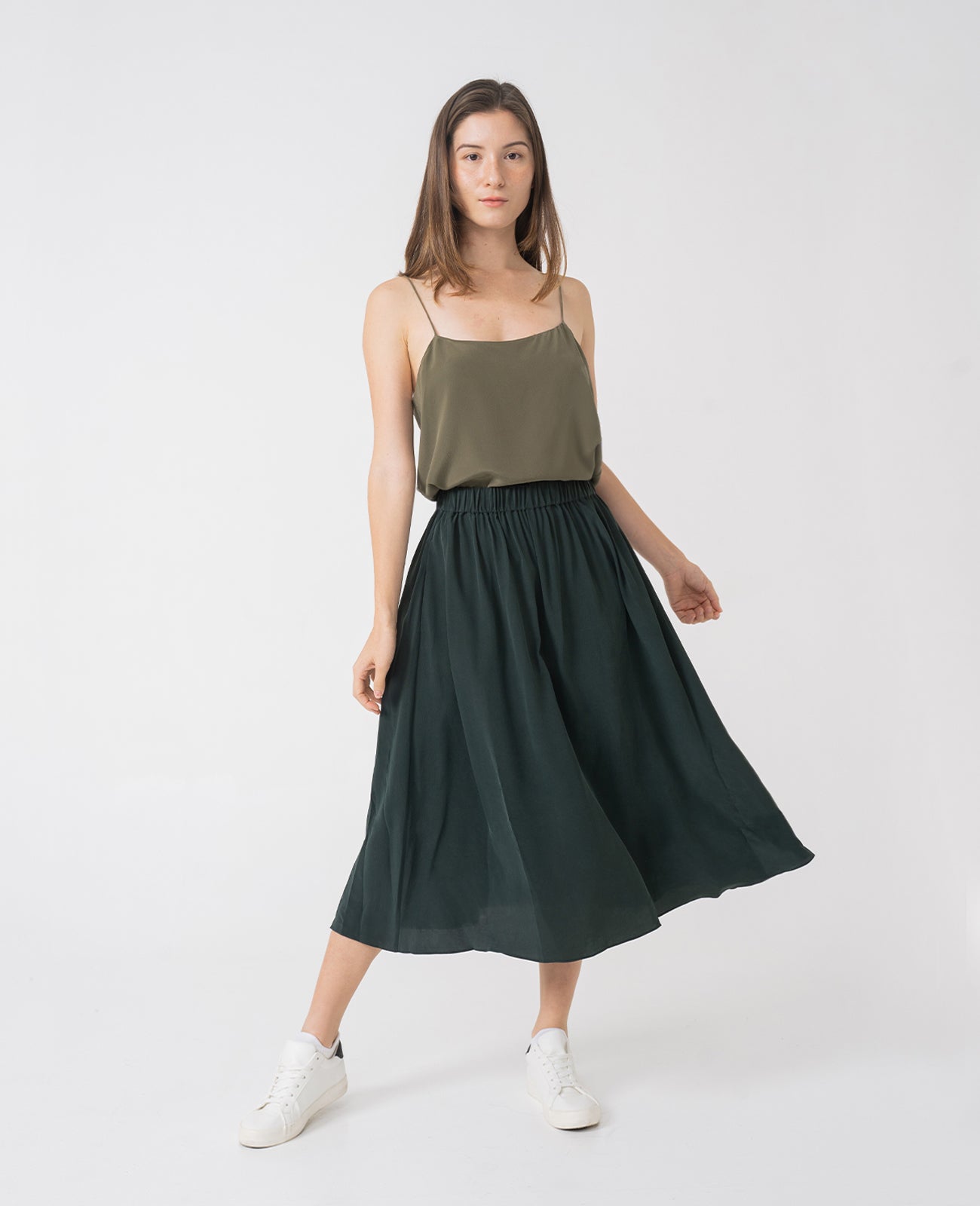 Silk Full Skirt
